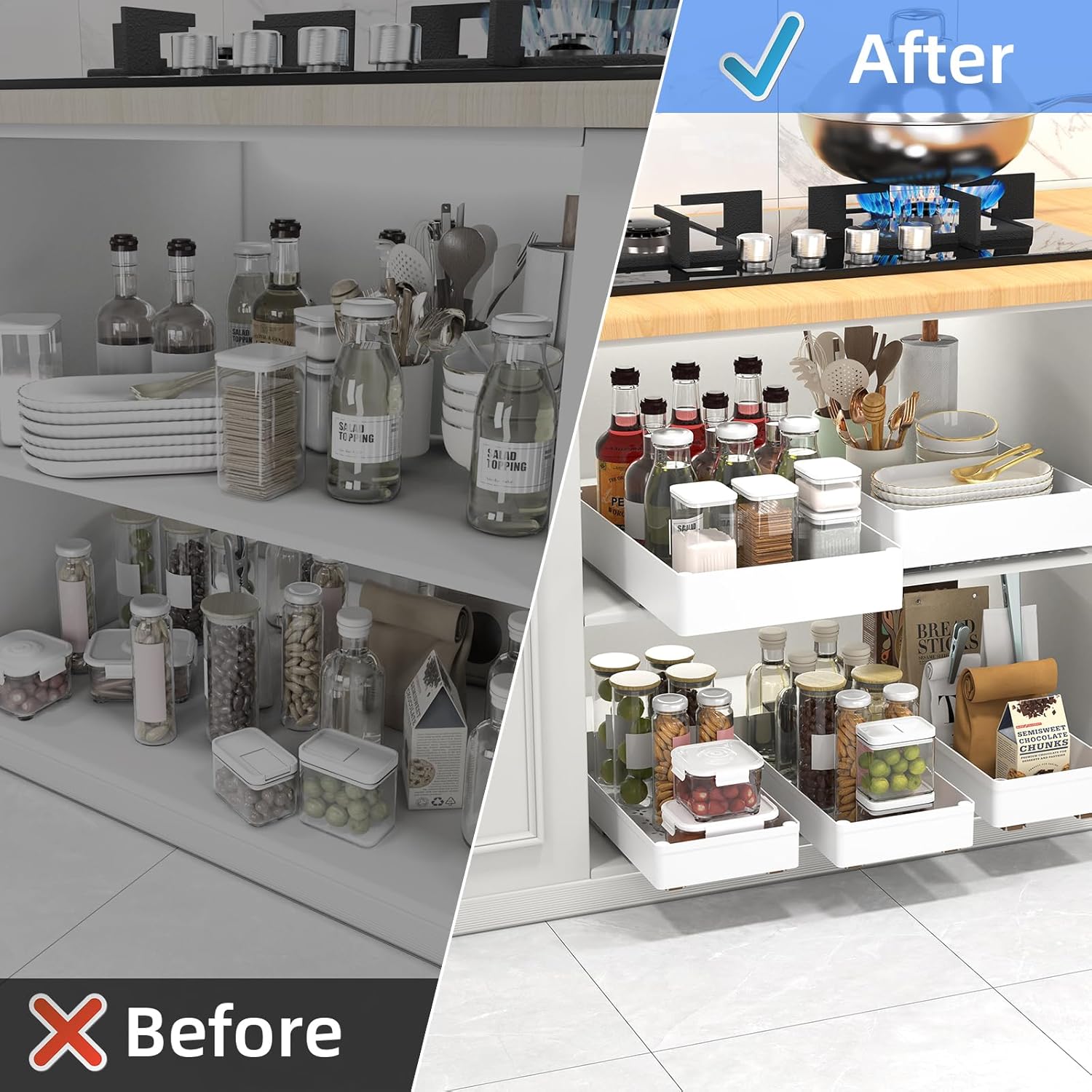 StoreSlide™ Maximize Kitchen Space