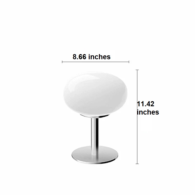 DESIGNER GLASS TABLE LAMP - AMBIENT LED LAMP FOR BEDROOM AND STUDY