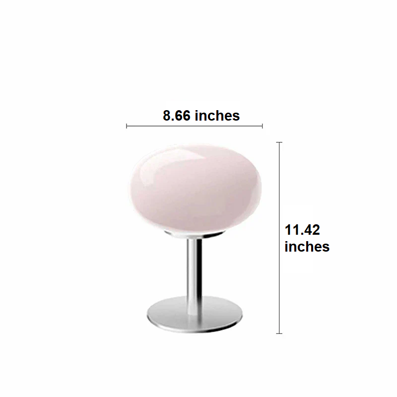 DESIGNER GLASS TABLE LAMP - AMBIENT LED LAMP FOR BEDROOM AND STUDY