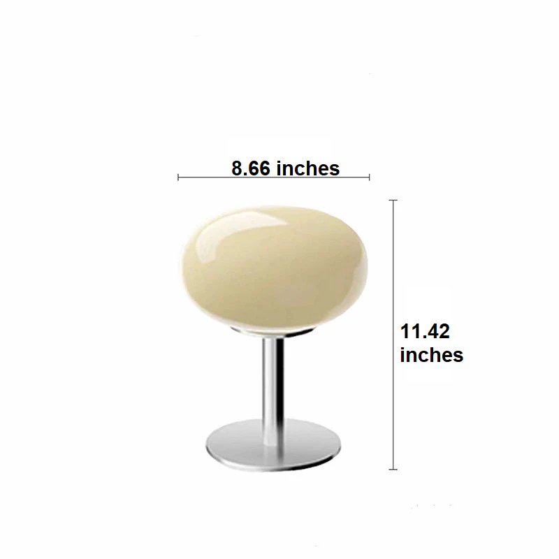 DESIGNER GLASS TABLE LAMP - AMBIENT LED LAMP FOR BEDROOM AND STUDY