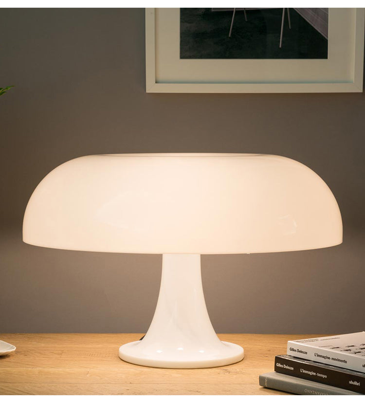DESIGNER LED TOADSTOOL TABLE LAMP - MODERN MINIMALIST FOR BEDROOM & LIVING ROOM