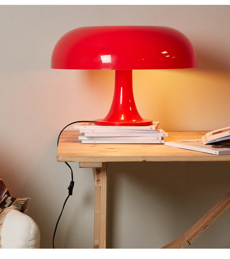 DESIGNER LED TOADSTOOL TABLE LAMP - MODERN MINIMALIST FOR BEDROOM & LIVING ROOM