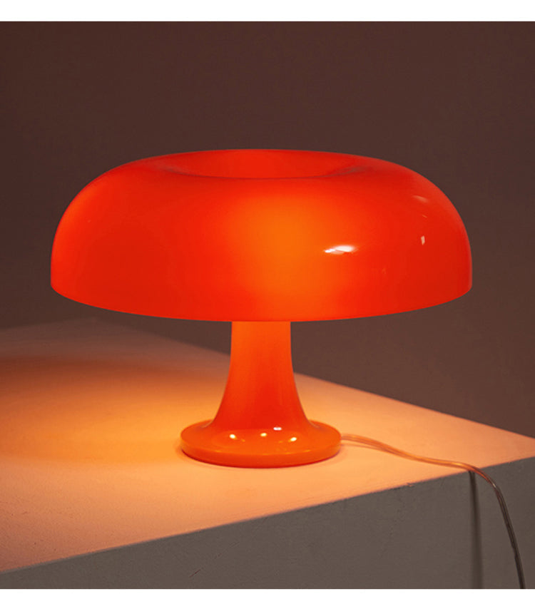 DESIGNER LED TOADSTOOL TABLE LAMP - MODERN MINIMALIST FOR BEDROOM & LIVING ROOM