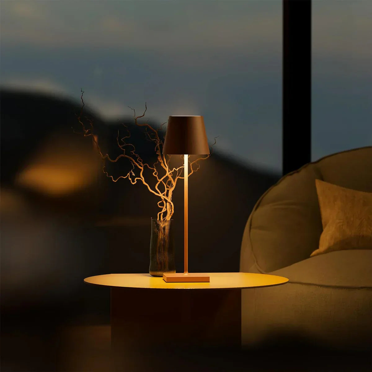 Dimmable Long Table Lamp - LumiLuxe