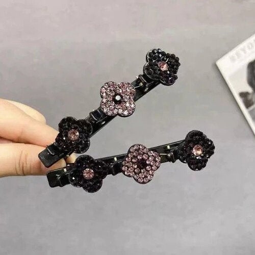 GemClips™ Stone Braided Hair Clips