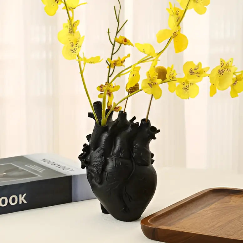 Greek Inspired Heart-Shaped Vase - Elena
