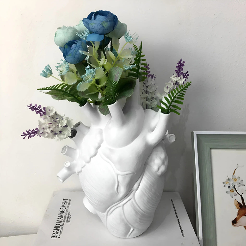 Greek Inspired Heart-Shaped Vase - Elena