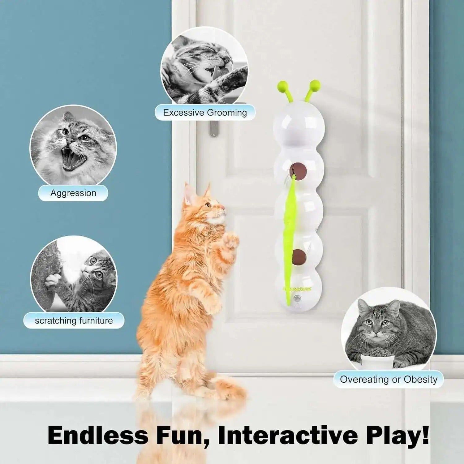WiggleWorm™ Stimulates Hunting Instinct