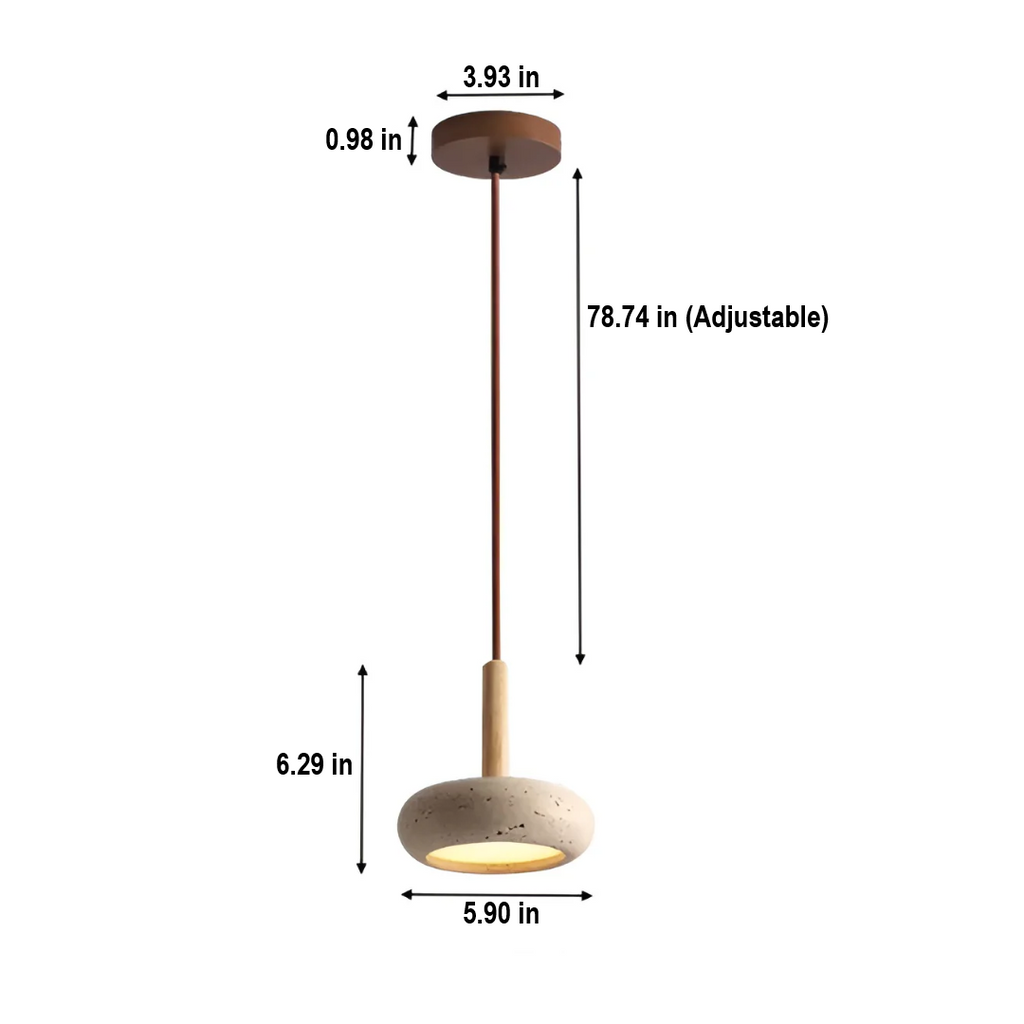 LED Retro Japanese Ceiling Lamp - TranquilHalo