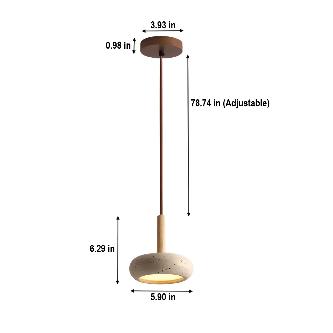 LED Retro Japanese Ceiling Lamp - TranquilHalo