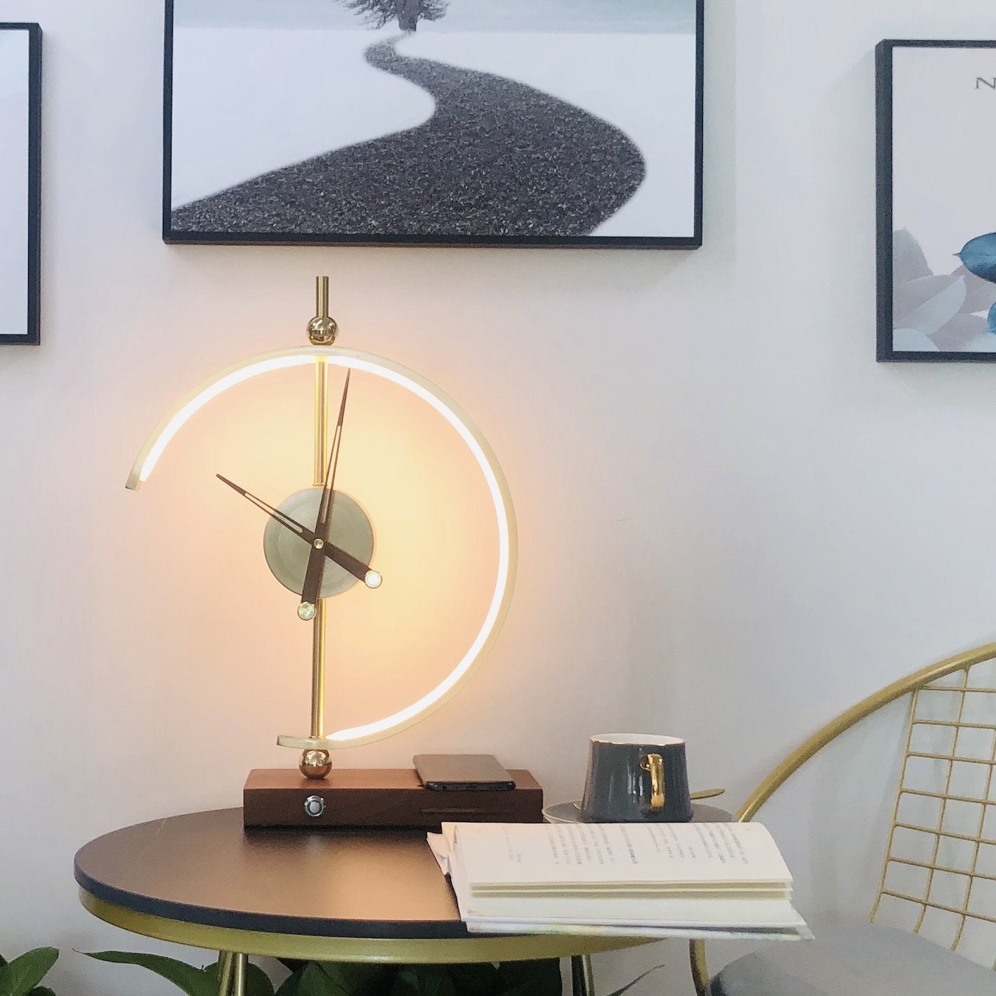 Luxury Rechargeable Lamp Clock - KyotoGlow