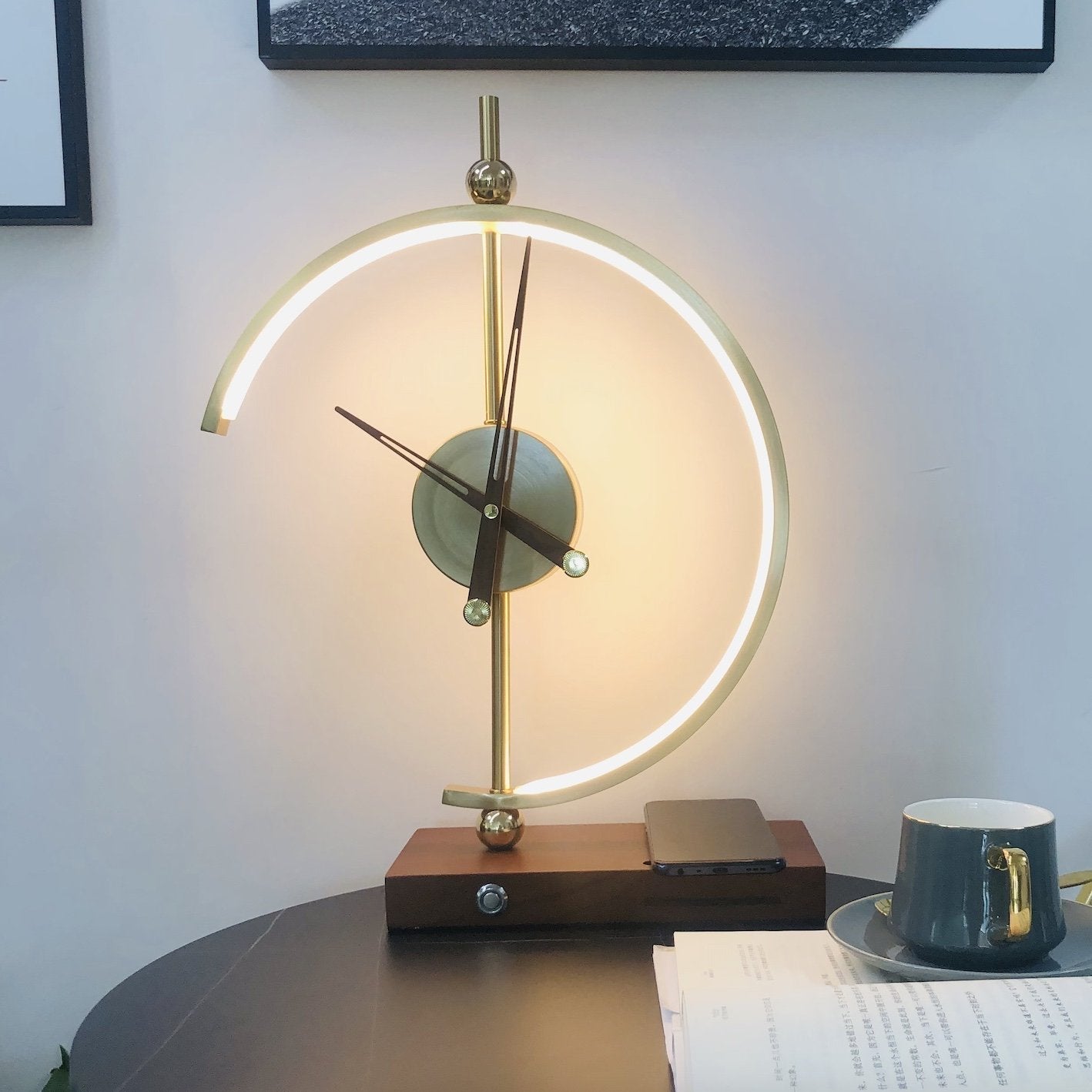 Luxury Rechargeable Lamp Clock - KyotoGlow