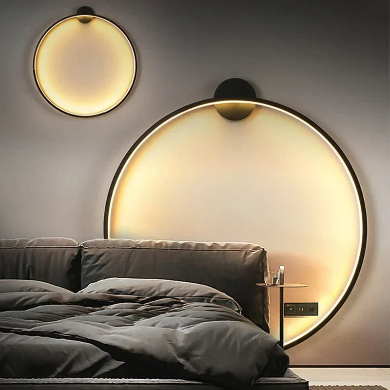 Minimalistic Round Wall Lamp - Lars