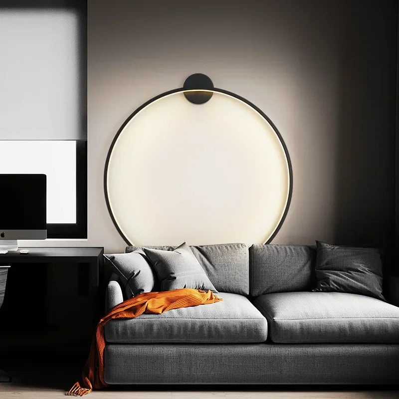 Minimalistic Round Wall Lamp - Lars