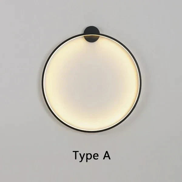 Minimalistic Round Wall Lamp - Lars