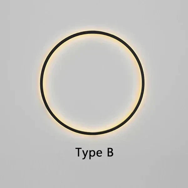 Minimalistic Round Wall Lamp - Lars