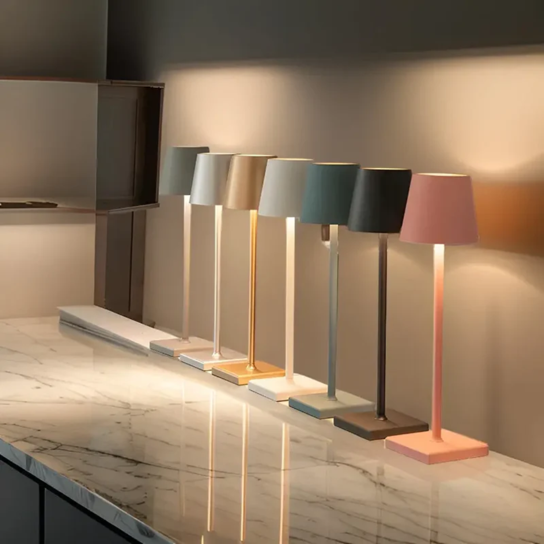 Multifunctional Wireless Rechargeable Table Lamp - NordicAura