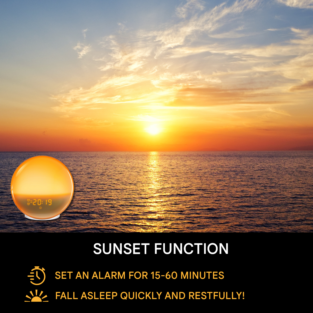 Natural Alarm Clock with Wake-up Light - GlowRise