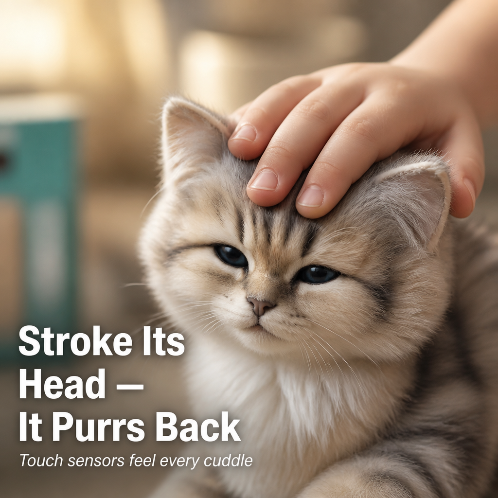 Nico™ — Cuddle a Kitten That Purrs Back the Moment Your Child Pets It