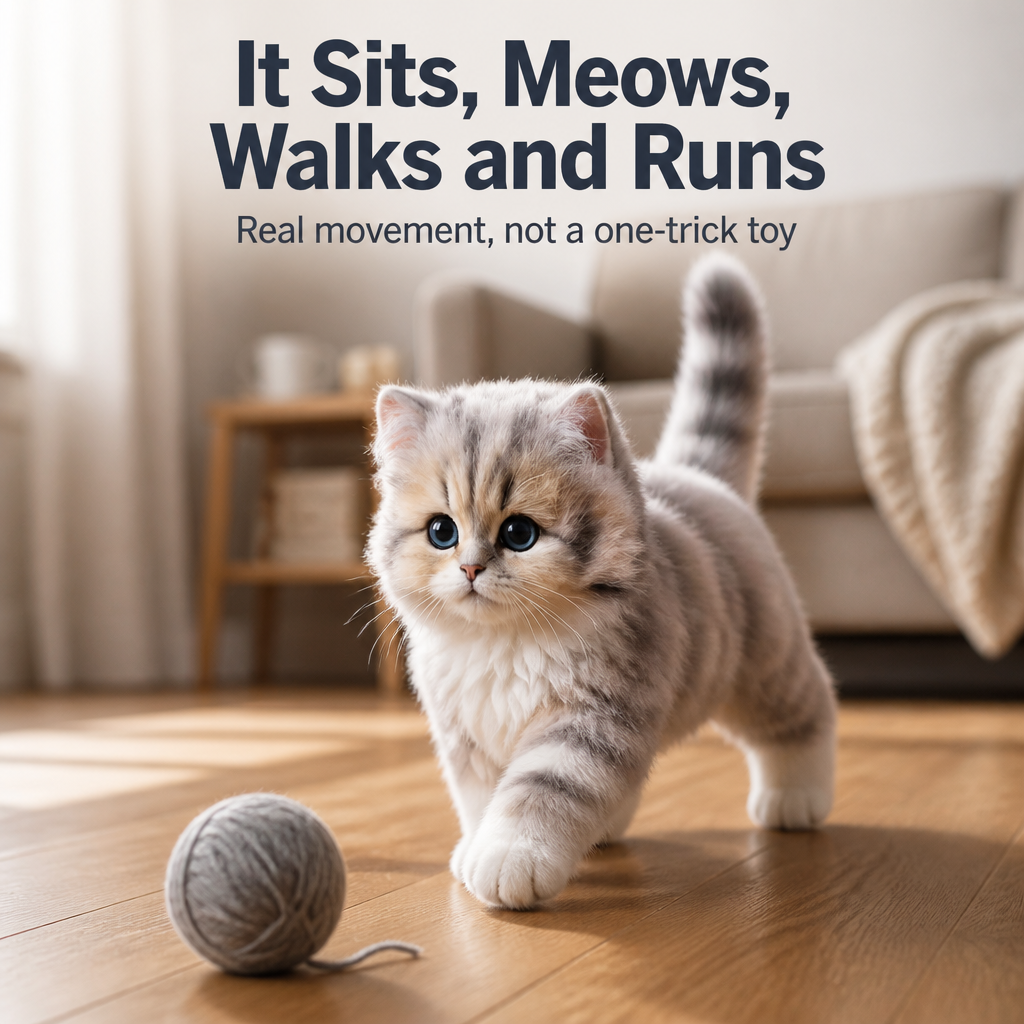 Nico™ — Cuddle a Kitten That Purrs Back the Moment Your Child Pets It