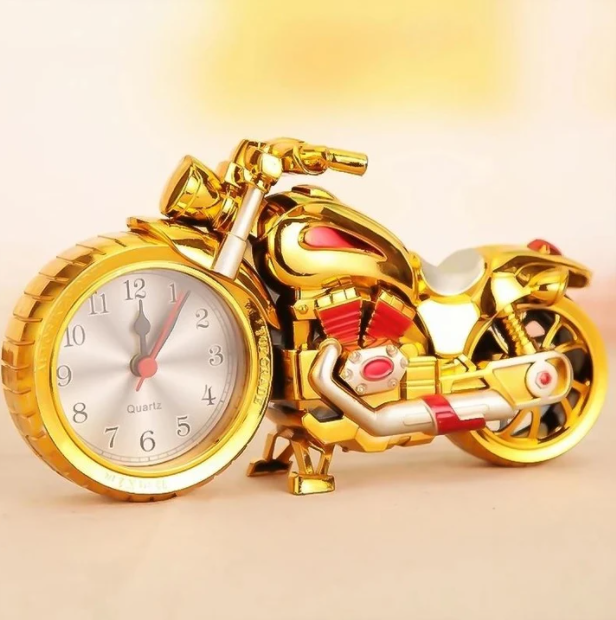 Retro Motorcycle Alarm Clock - MotoTime