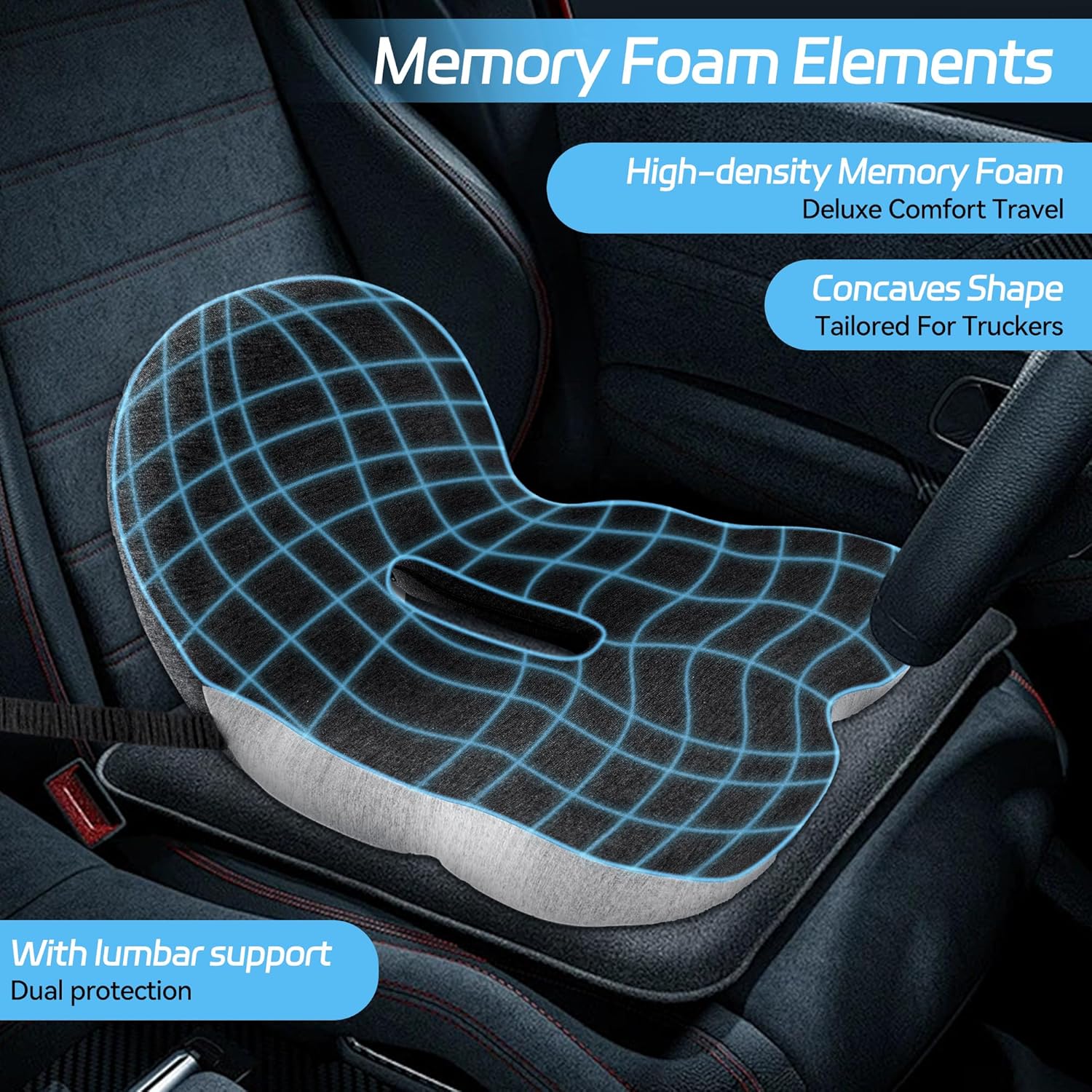 RelaxSeat™ Relaxed Support Cushion