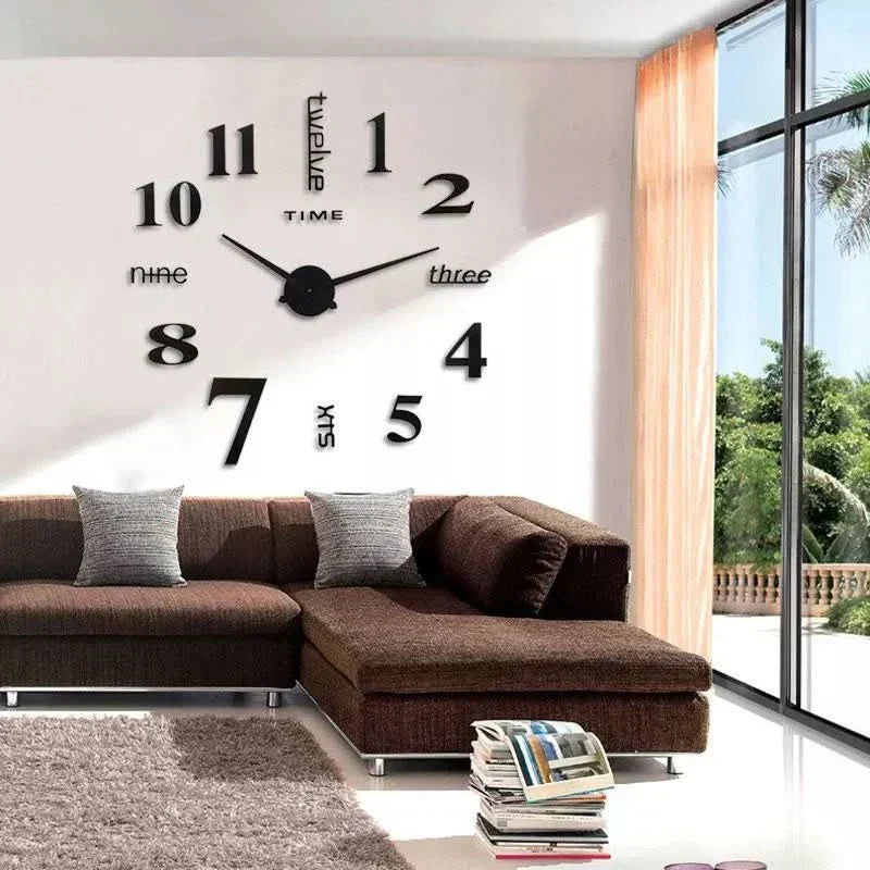 Stylish 3D Wall Clock - TimeFlow
