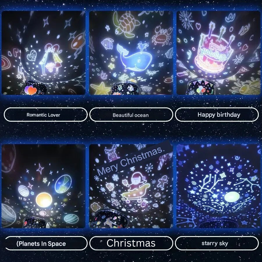 Unique Pattern Night Light for Children - StarryDream