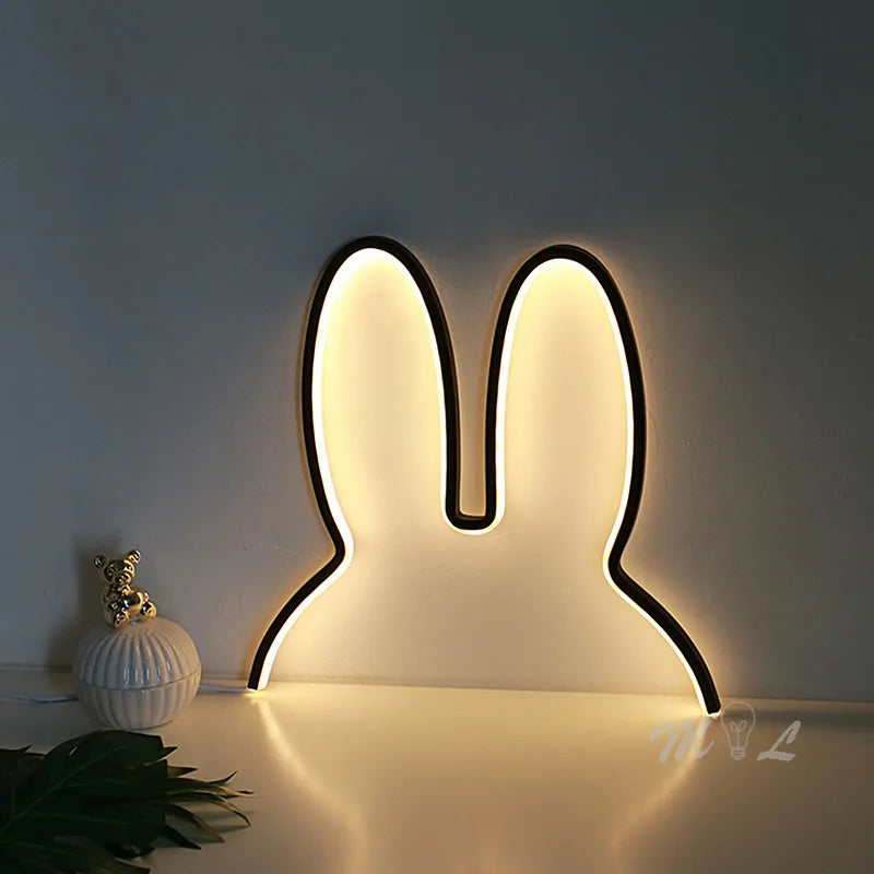 USB Rechargeable Bunny Night Light with Ambient Lighting - BunnyLight