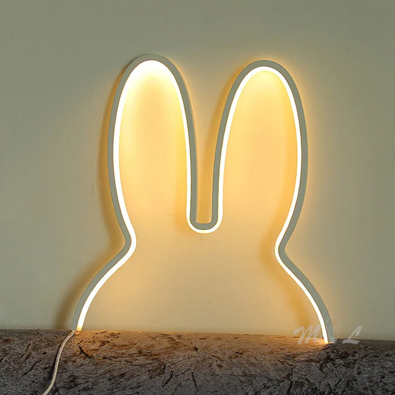 USB Rechargeable Bunny Night Light with Ambient Lighting - BunnyLight