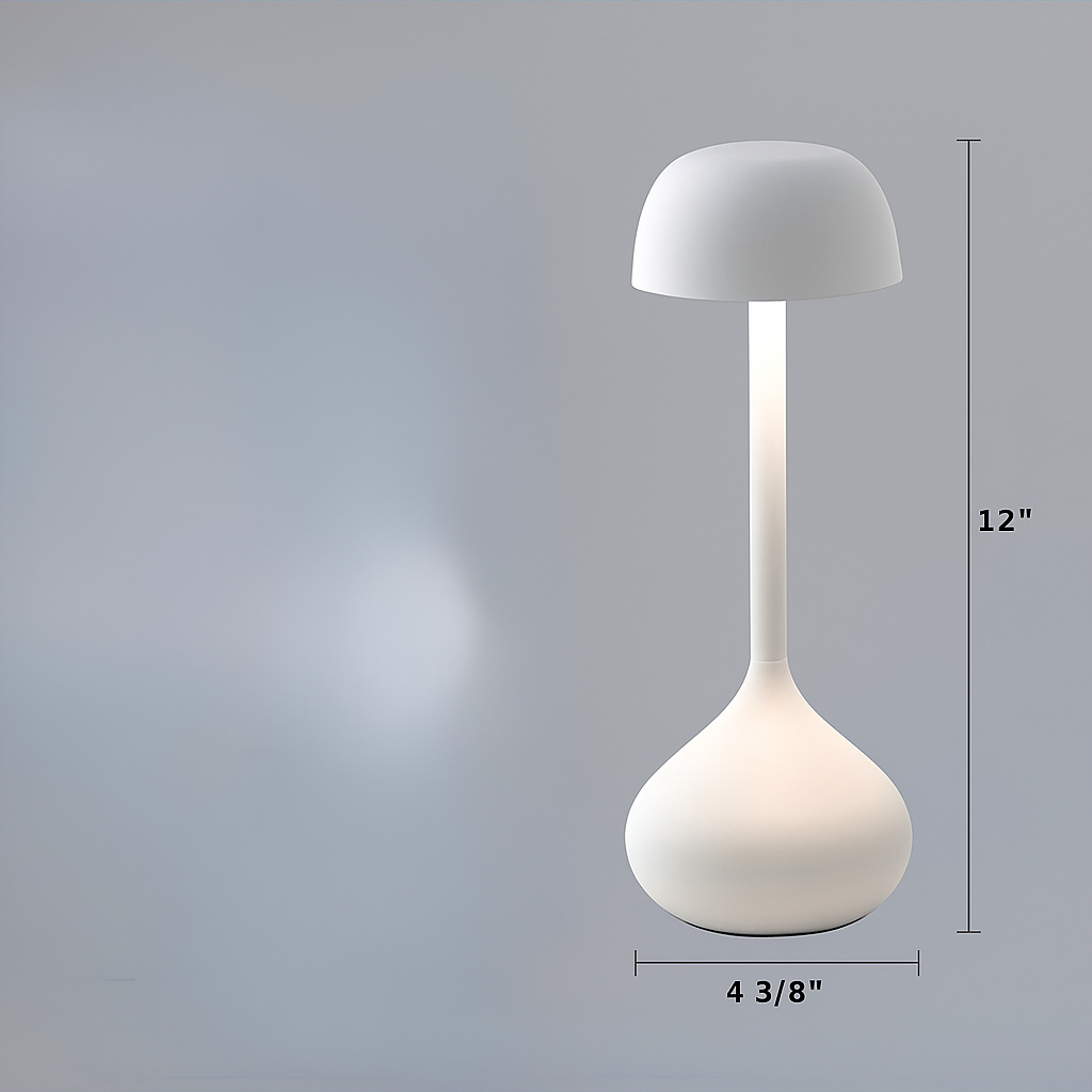 Wireless Dimmable Mushroom Table Lamp - GlowMush