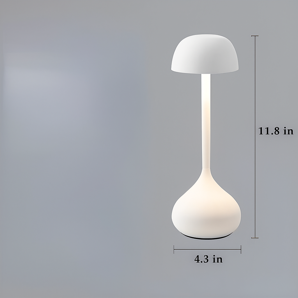 Wireless Dimmable Mushroom Table Lamp - GlowMush