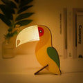 Wooden Animal Table Lamp - WildGlow