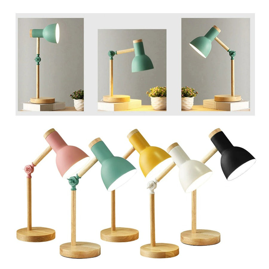 Wooden Scandinavian Table Lamp - LumiNord